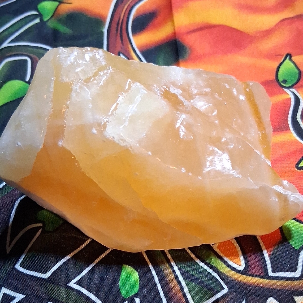 Natural Orange Calcite Crystal